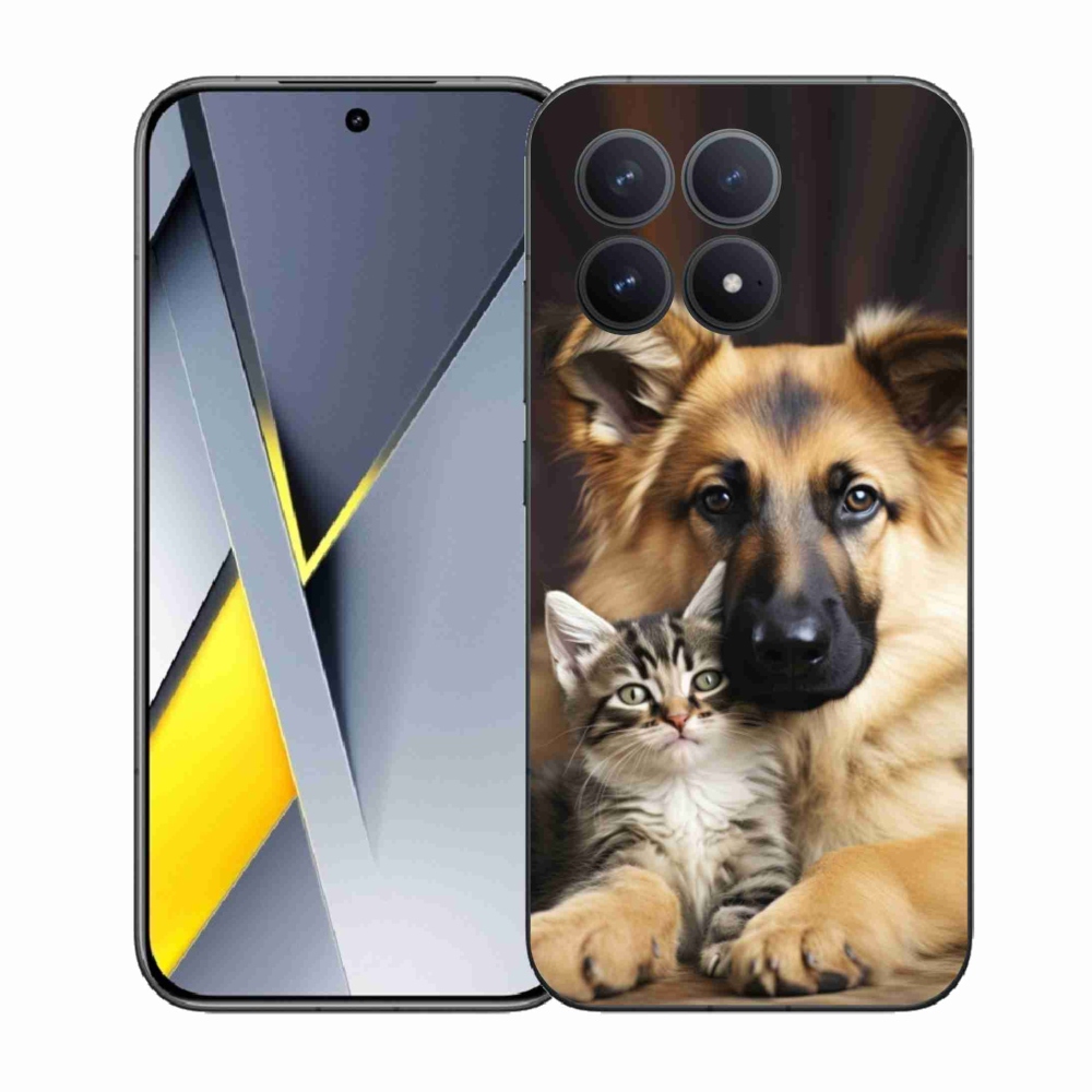 Gélový kryt mmCase na Xiaomi Poco F8 Pro - zvieracie priateľstvo