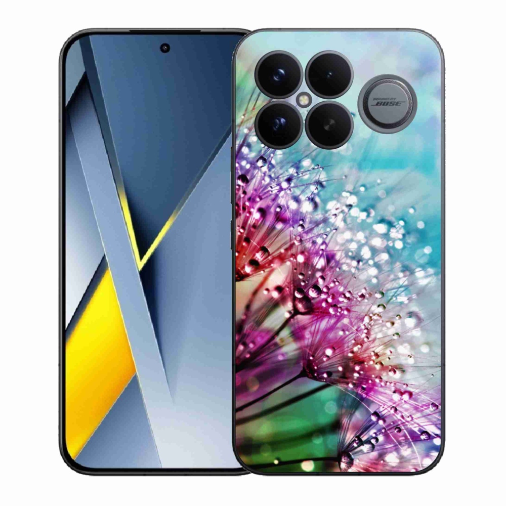 Gélový kryt mmCase na Xiaomi Poco F8 Ultra - farebné kvety