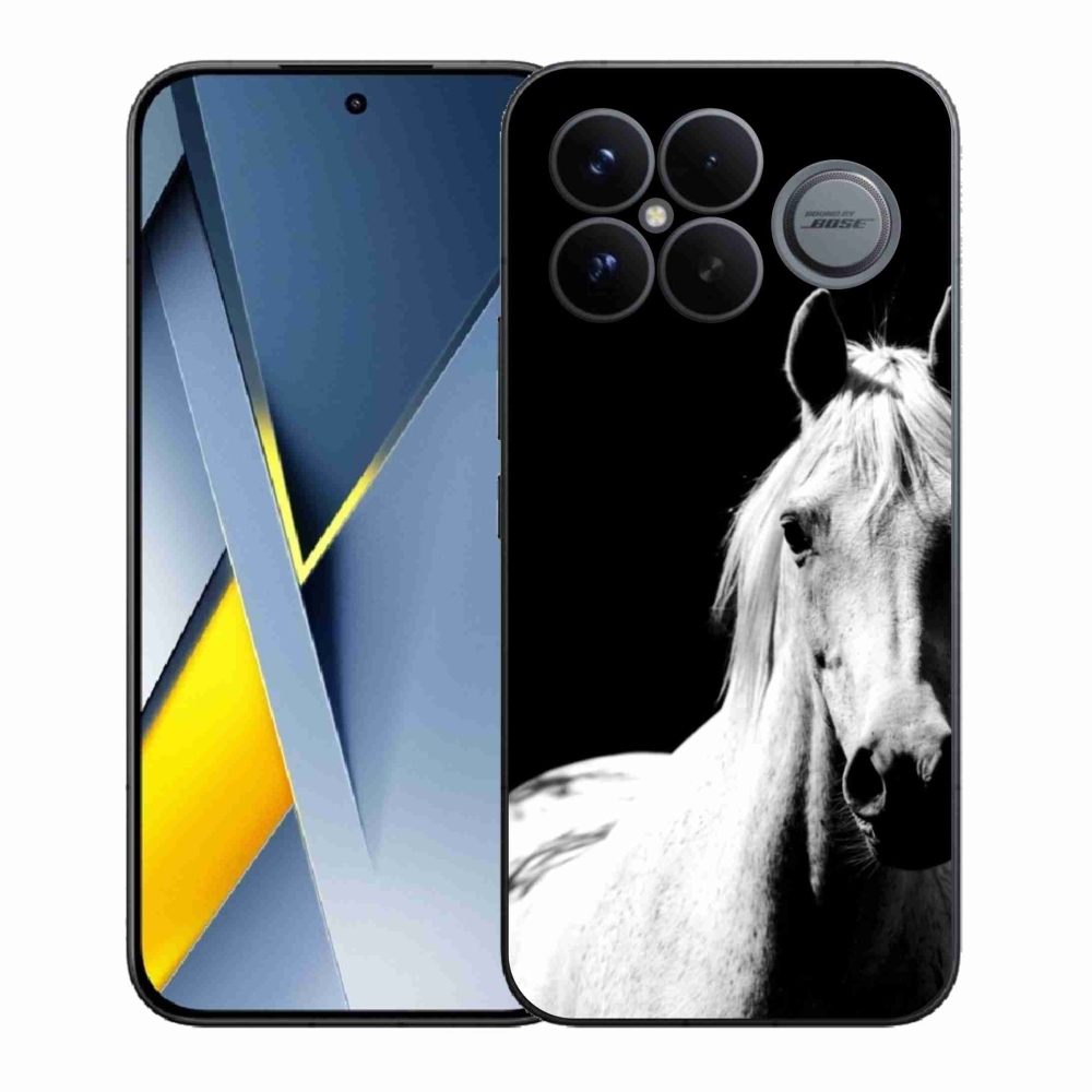 Gélový kryt mmCase na Xiaomi Poco F8 Ultra - biely kôň 5