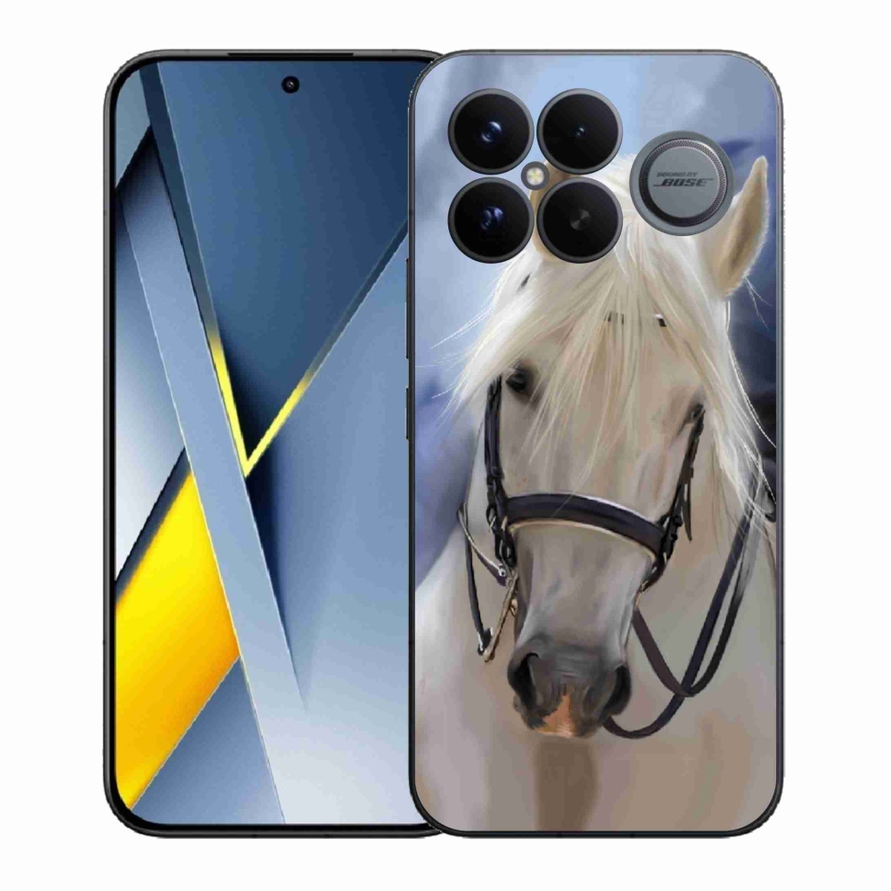 Gélový kryt mmCase na Xiaomi Poco F8 Ultra - biely kôň