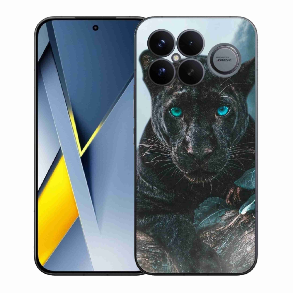 Gélový kryt mmCase na Xiaomi Poco F8 Ultra - čierny panter