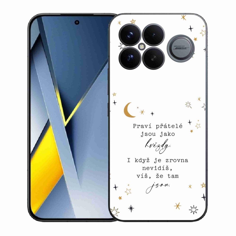 Gélový kryt mmCase na Xiaomi Poco F8 Ultra - citát 6 biele pozadie