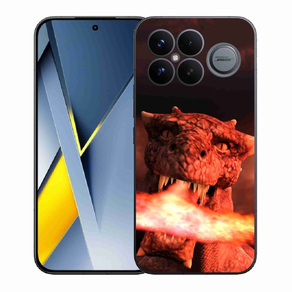 Gélový kryt mmCase na Xiaomi Poco F8 Ultra - drak