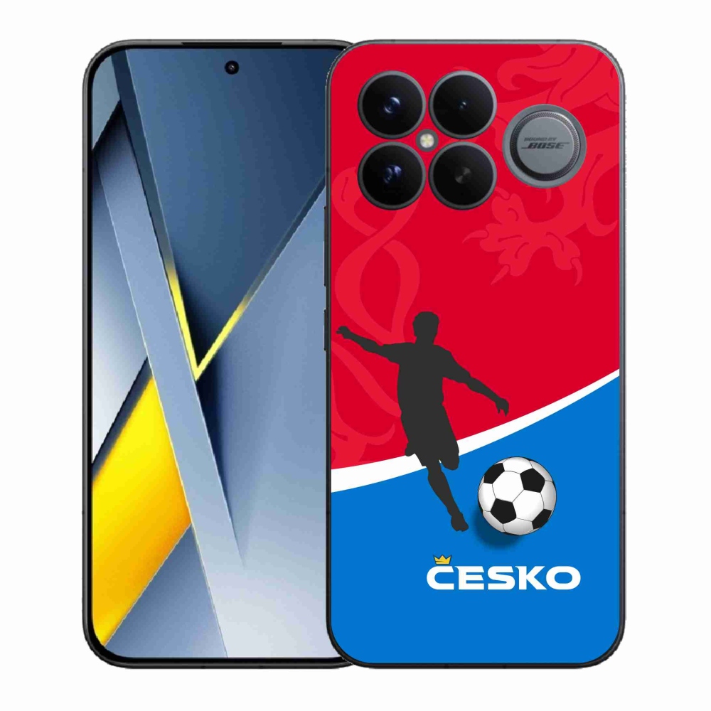Gélový kryt mmCase na Xiaomi Poco F8 Ultra - futbal Česko