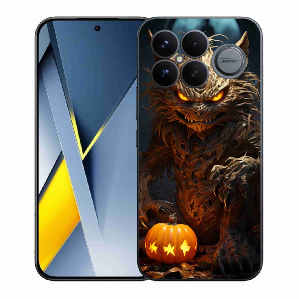 Gélový kryt mmCase na Xiaomi Poco F8 Ultra - halloweenska príšera