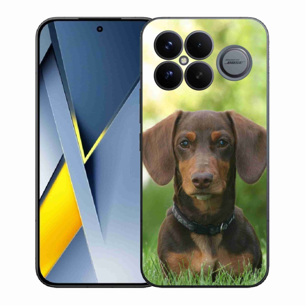 Gélový kryt mmCase na Xiaomi Poco F8 Ultra - hnedý jazvečík