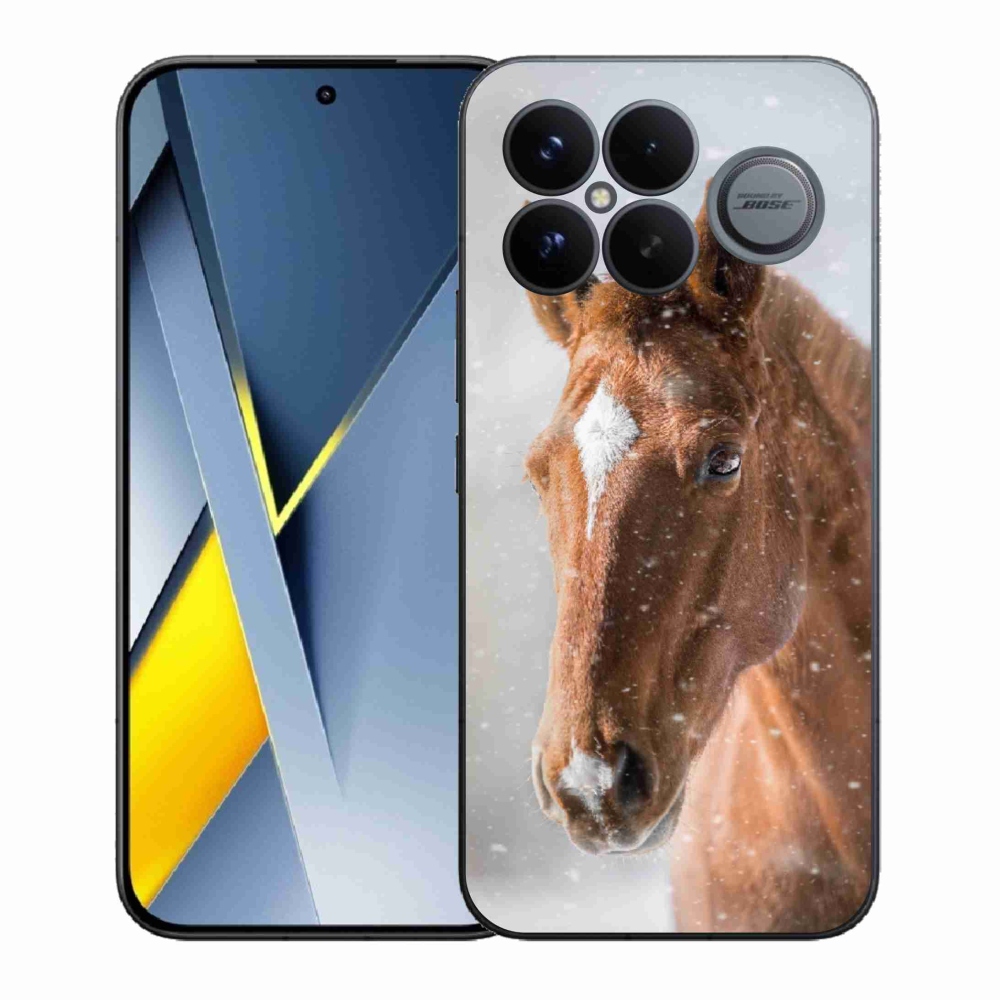 Gélový kryt mmCase na Xiaomi Poco F8 Ultra - hnedý kôň 2