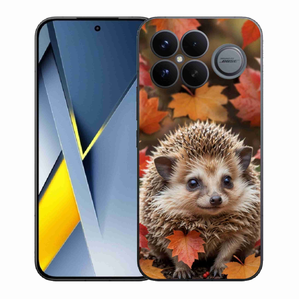 Gélový kryt mmCase na Xiaomi Poco F8 Ultra - ježko v lístia