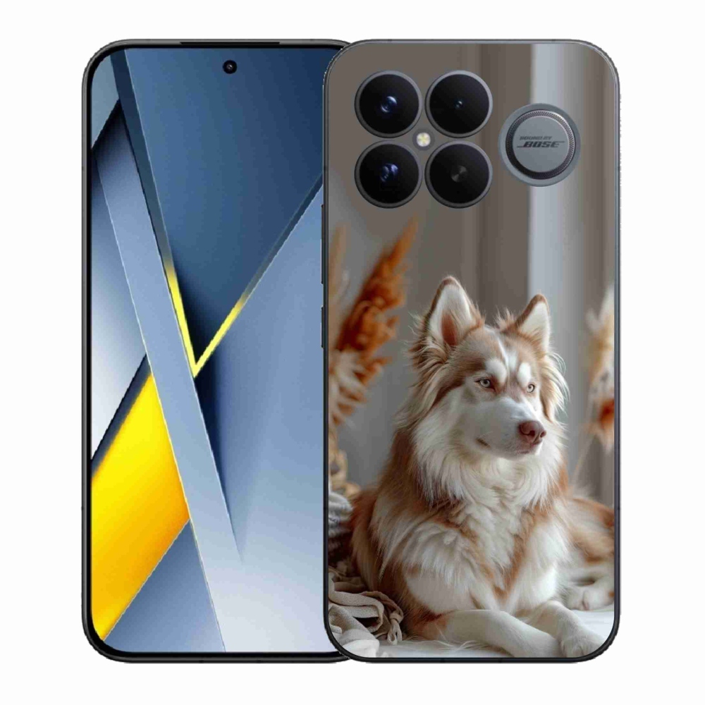 Gélový kryt mmCase na Xiaomi Poco F8 Ultra - pokojný sibírsky husky