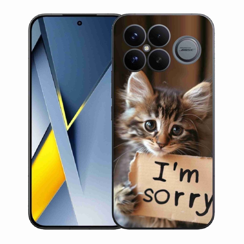 Gélový kryt mmCase na Xiaomi Poco F8 Ultra - mačacie ospravedlnenie