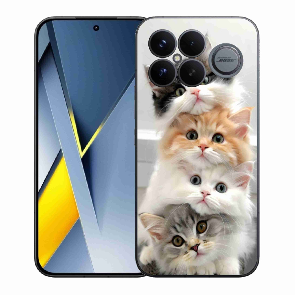 Gélový kryt mmCase na Xiaomi Poco F8 Ultra - mačacia partia