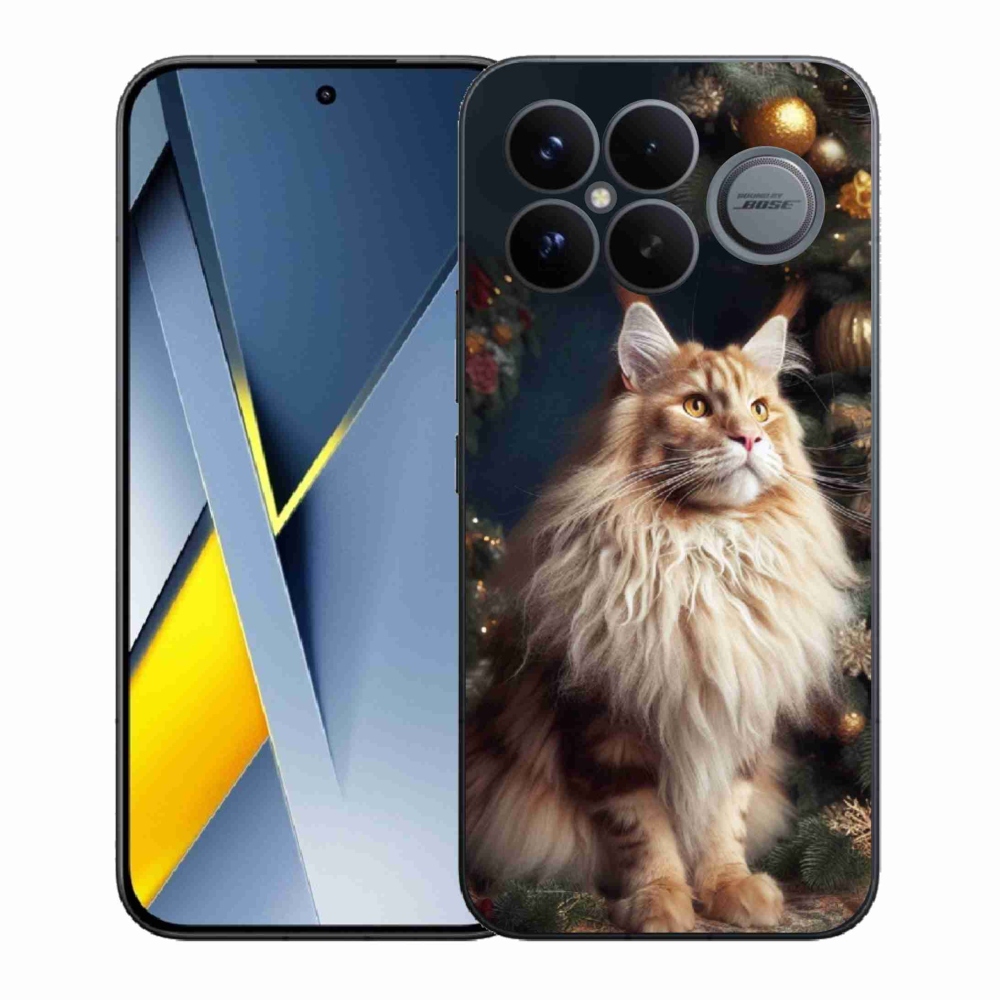 Gélový kryt mmCase na Xiaomi Poco F8 Ultra - mačka pri stromčeku