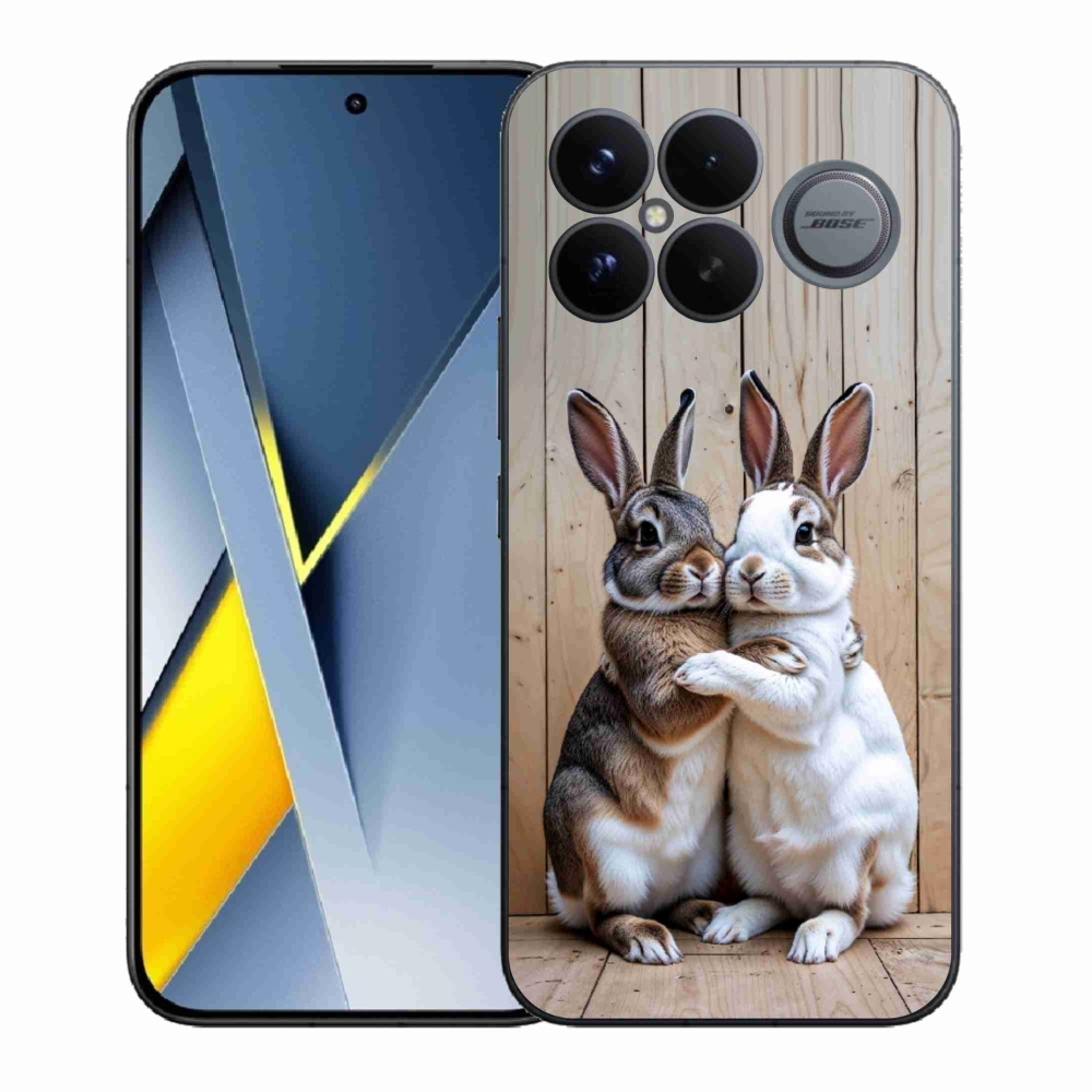 Gélový kryt mmCase na Xiaomi Poco F8 Ultra - králičie pár