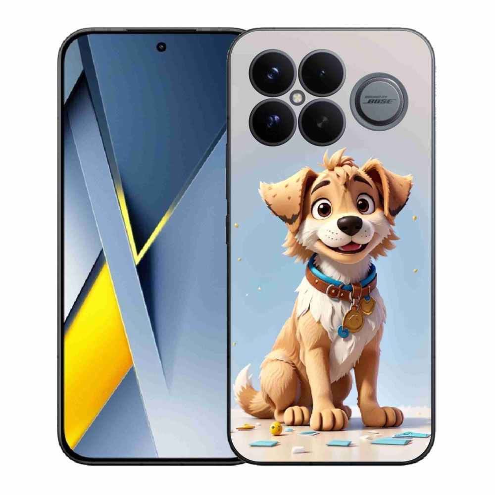 Gélový kryt mmCase na Xiaomi Poco F8 Ultra - kreslené šteňa