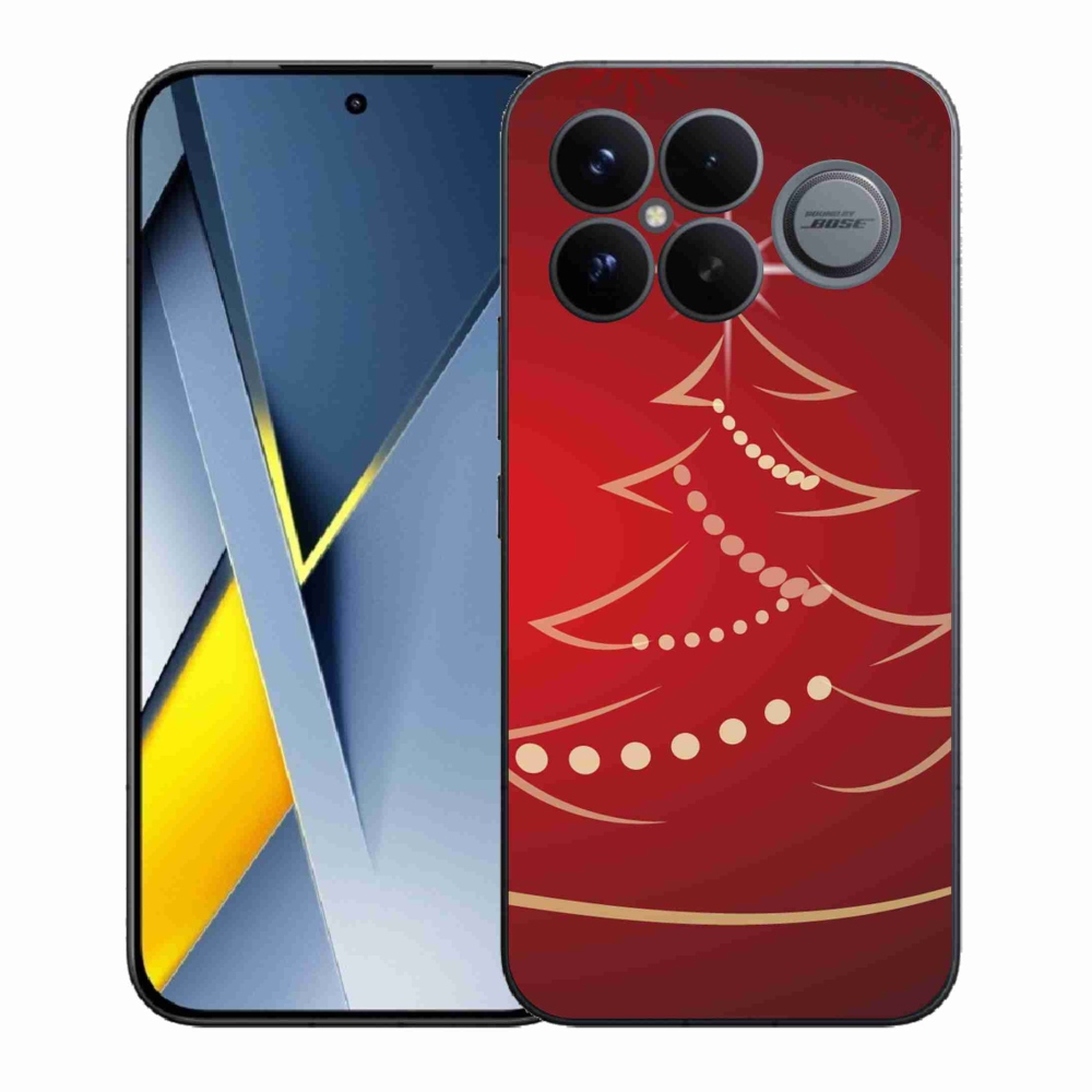 Gélový kryt mmCase na Xiaomi Poco F8 Ultra - kreslený vianočný stromček