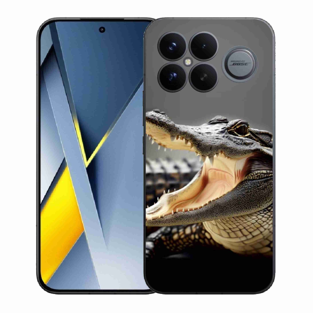 Gélový kryt mmCase na Xiaomi Poco F8 Ultra - krokodíl