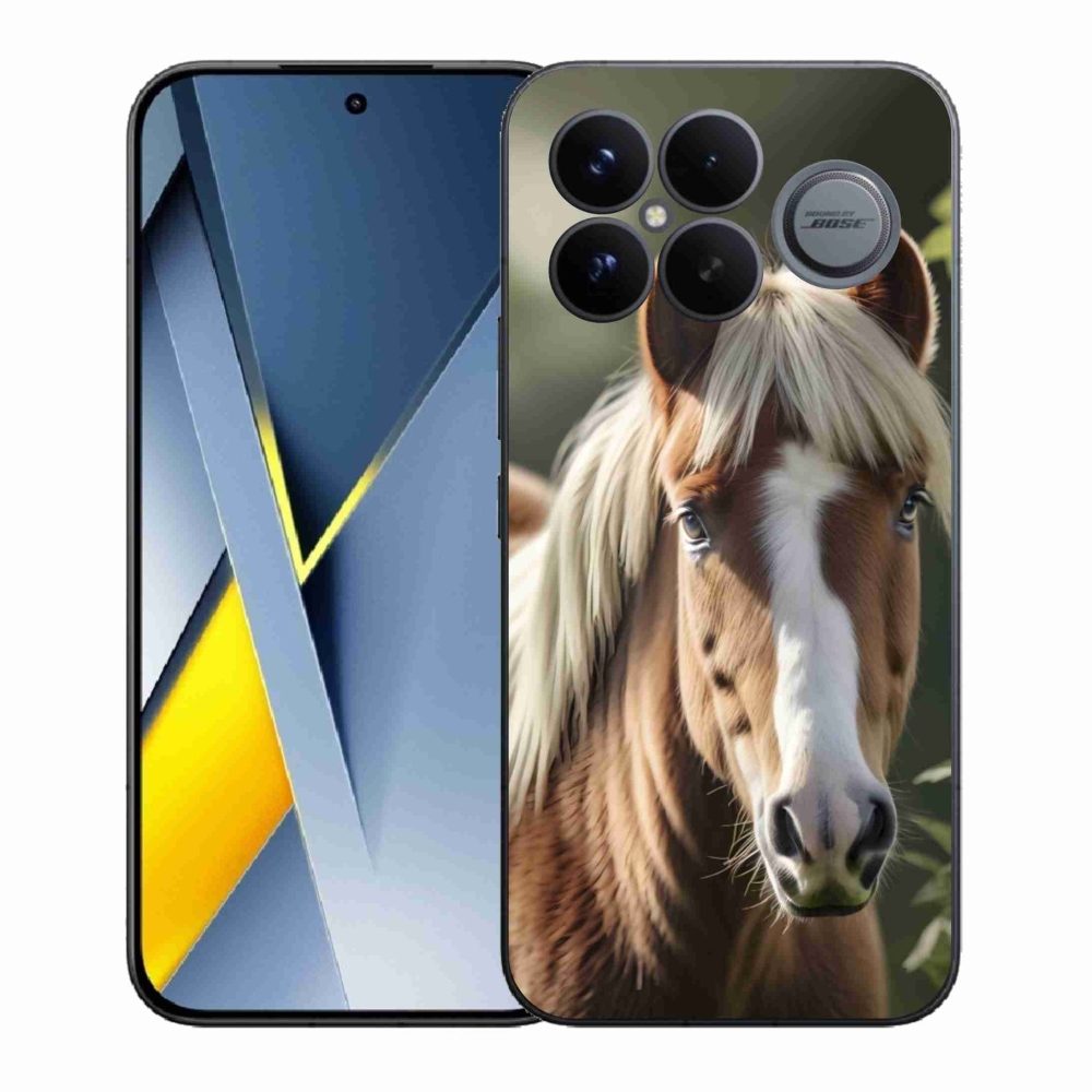 Gélový kryt mmCase na Xiaomi Poco F8 Ultra - kôň so svetlou hrivou