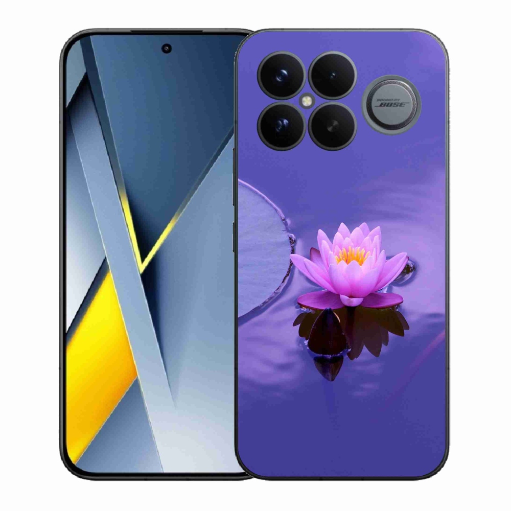 Gélový kryt mmCase na Xiaomi Poco F8 Ultra - kvet na hladine