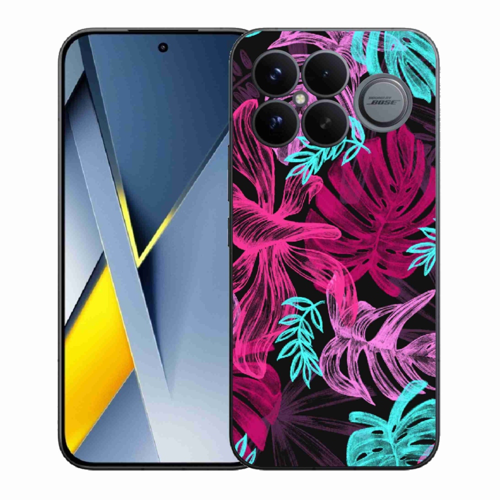 Gélový kryt mmCase na Xiaomi Poco F8 Ultra - kvety 1