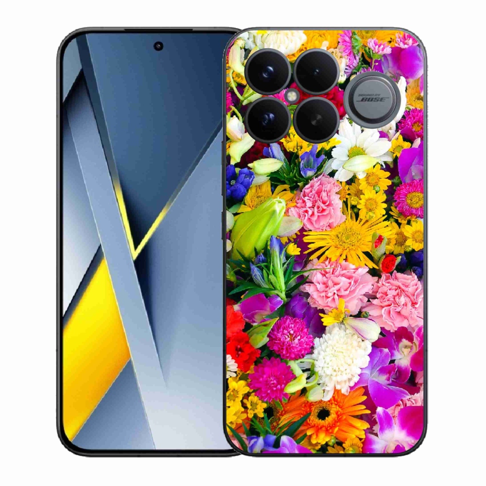 Gélový kryt mmCase na Xiaomi Poco F8 Ultra - kvety 12