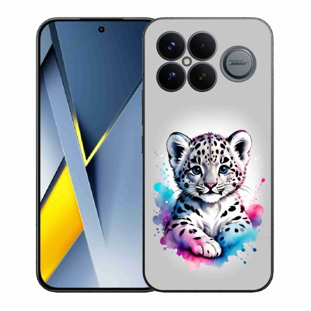 Gélový kryt mmCase na Xiaomi Poco F8 Ultra - leopardej mláďa