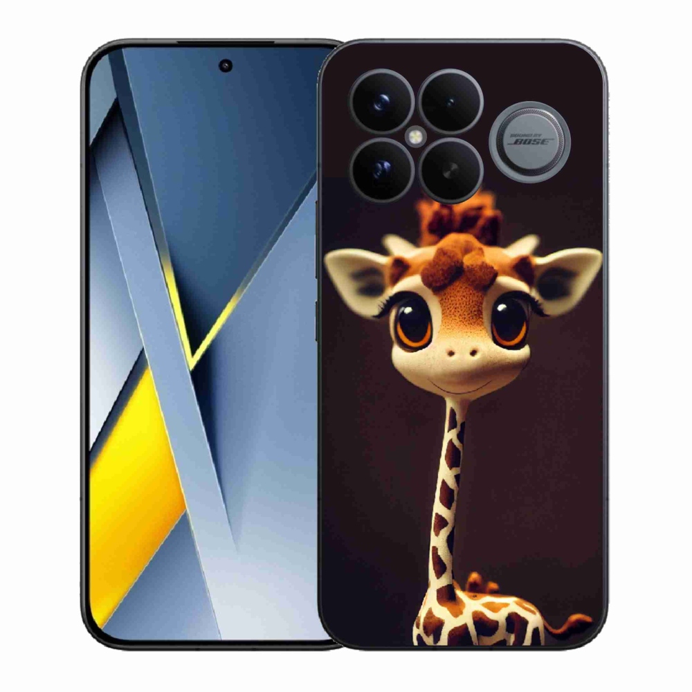 Gélový kryt mmCase na Xiaomi Poco F8 Ultra - malá žirafa