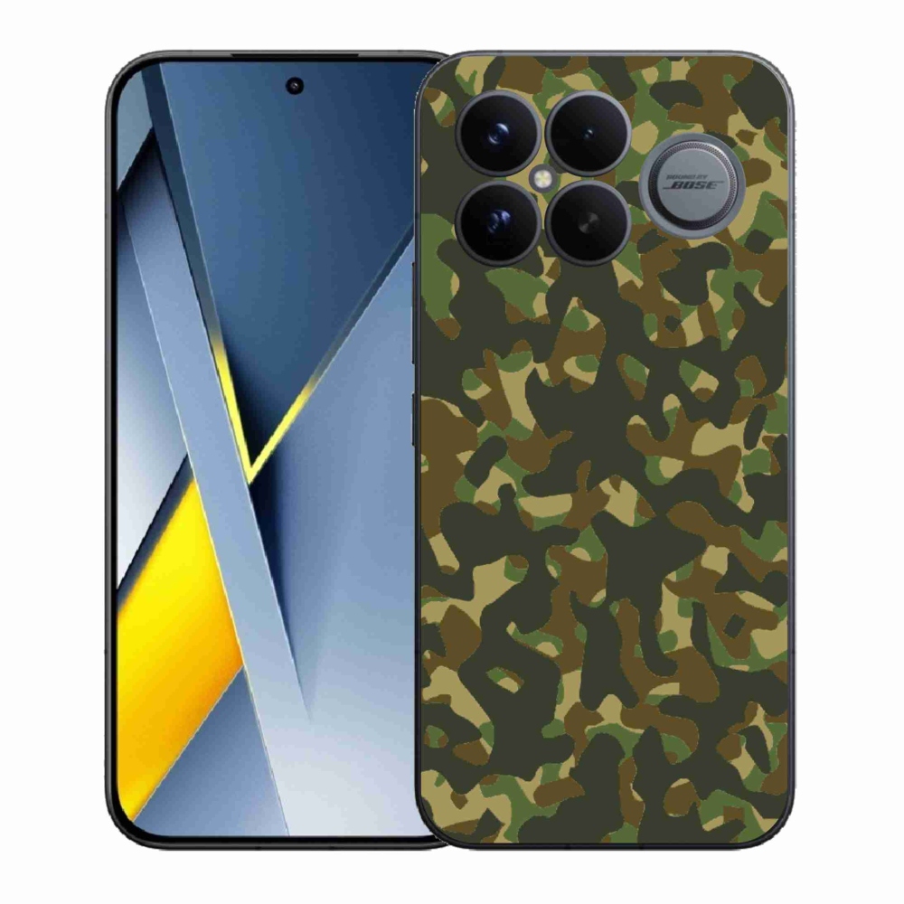 Gélový kryt mmCase na Xiaomi Poco F8 Ultra - maskáčový vzor 1