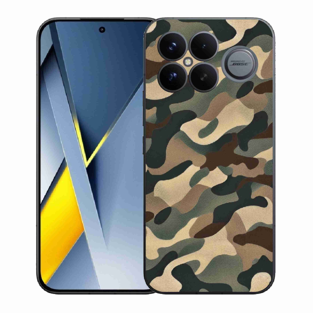 Gélový kryt mmCase na Xiaomi Poco F8 Ultra - maskáčový vzor 11