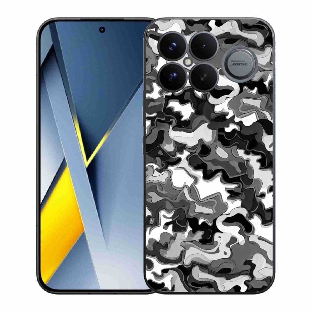 Gélový kryt mmCase na Xiaomi Poco F8 Ultra - maskáčový vzor 3