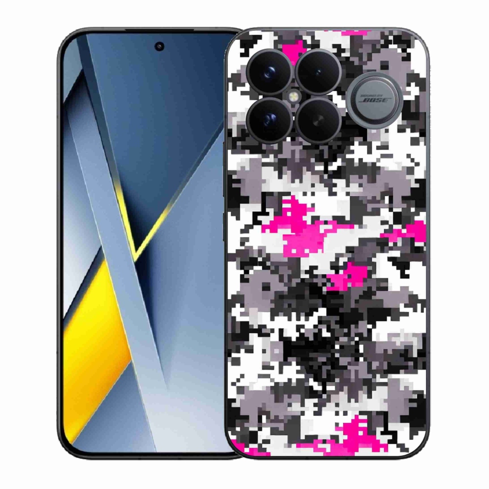 Gélový kryt mmCase na Xiaomi Poco F8 Ultra - maskáčový vzor 4