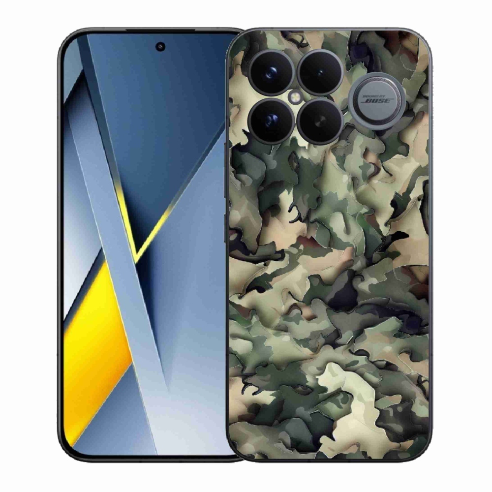 Gélový kryt mmCase na Xiaomi Poco F8 Ultra - maskáčový vzor 9