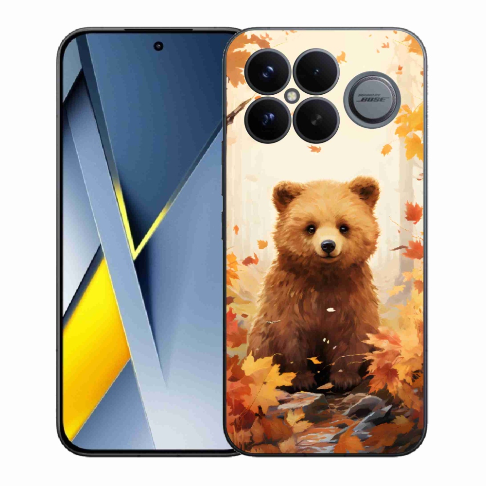 Gélový kryt mmCase na Xiaomi Poco F8 Ultra - medveď v lese