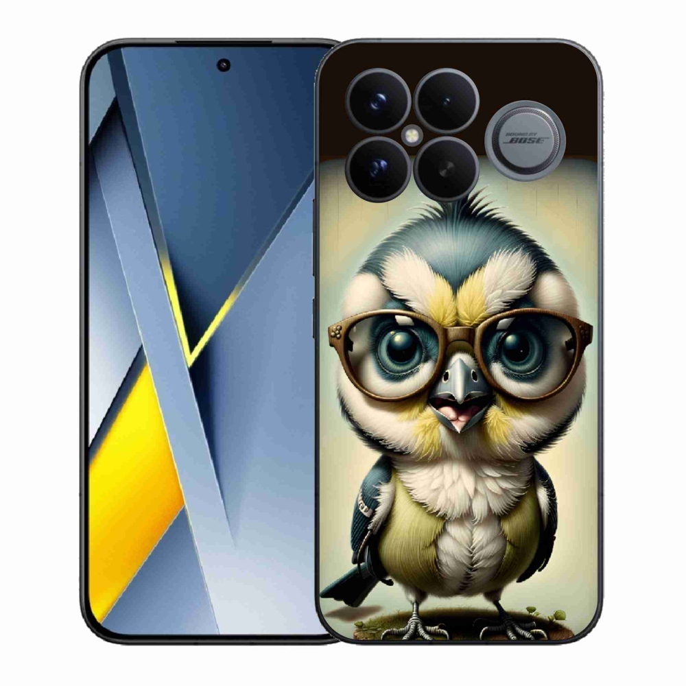 Gélový kryt mmCase na Xiaomi Poco F8 Ultra - mláďa s okuliarmi