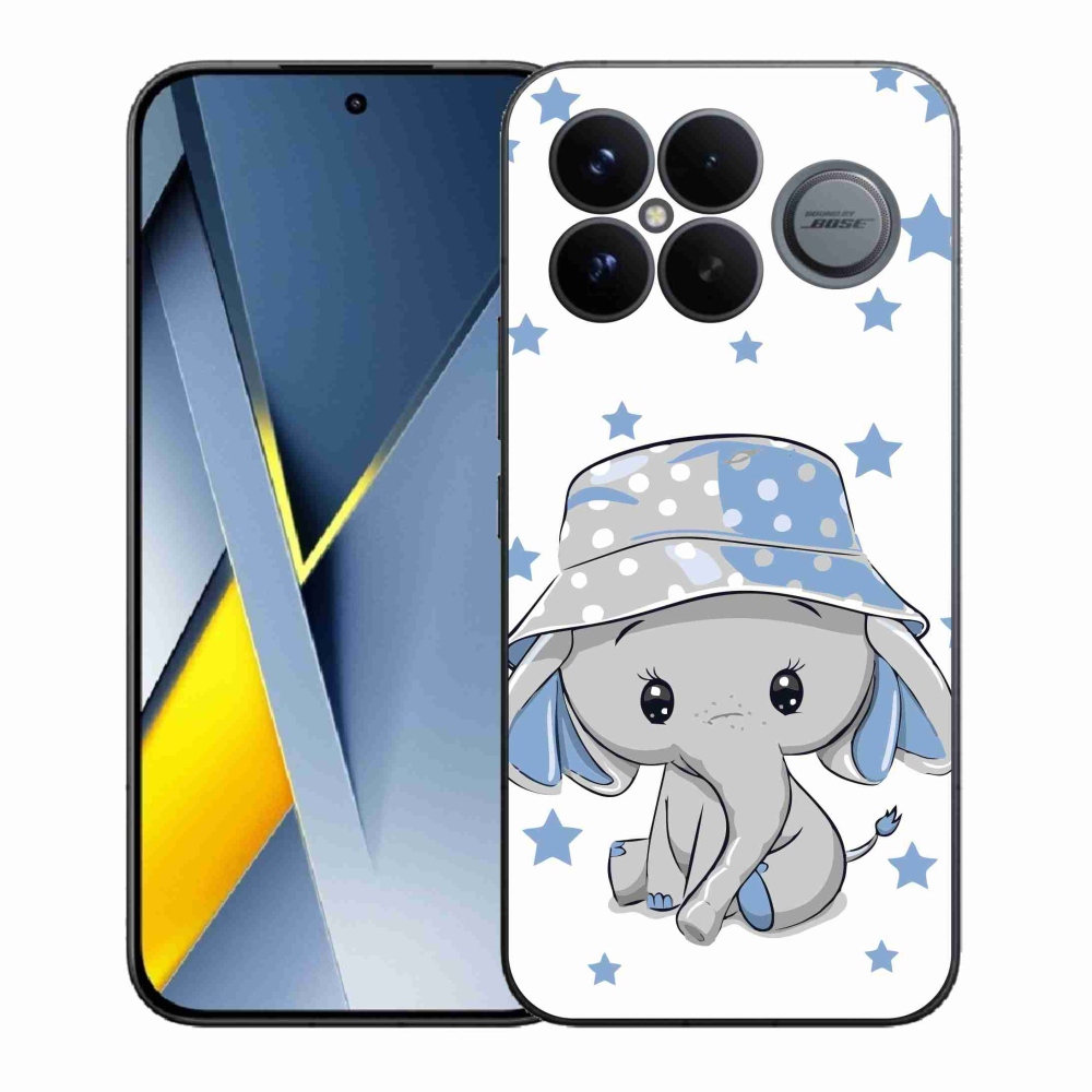 Gélový kryt mmCase na Xiaomi Poco F8 Ultra - modrý slon