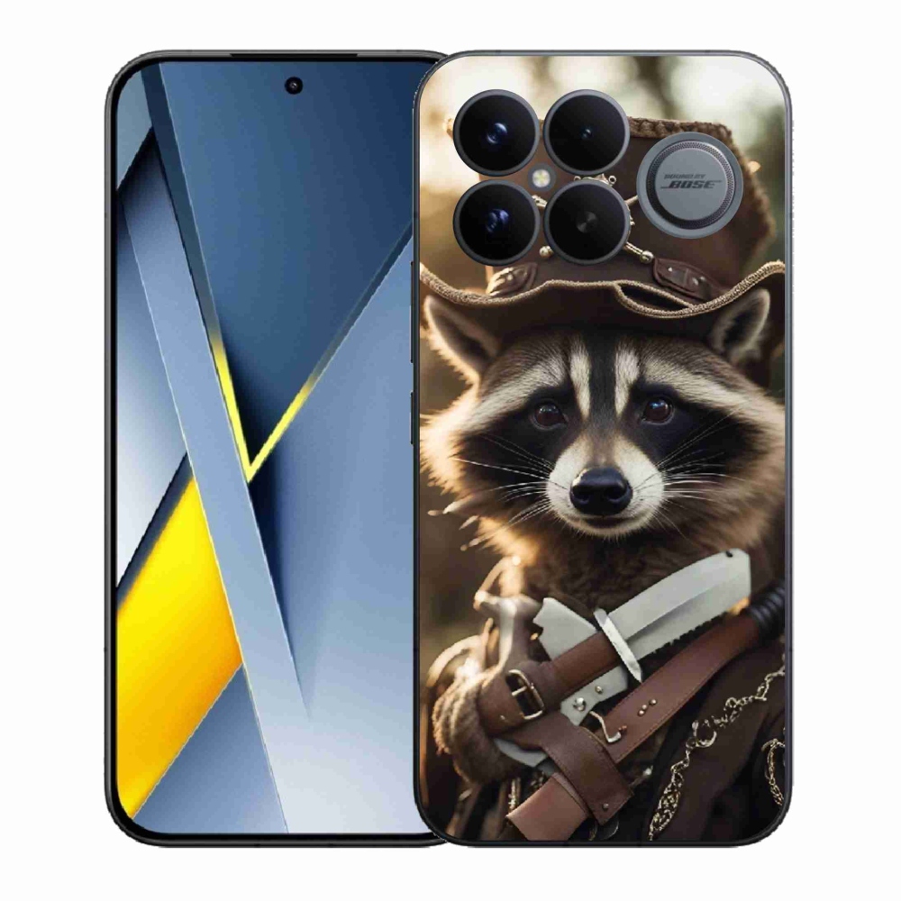 Gélový kryt mmCase na Xiaomi Poco F8 Ultra - mýval v uniforme