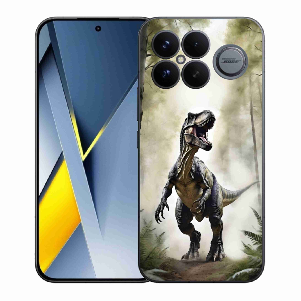 Gélový kryt mmCase na Xiaomi Poco F8 Ultra - naštvaný T-Rex