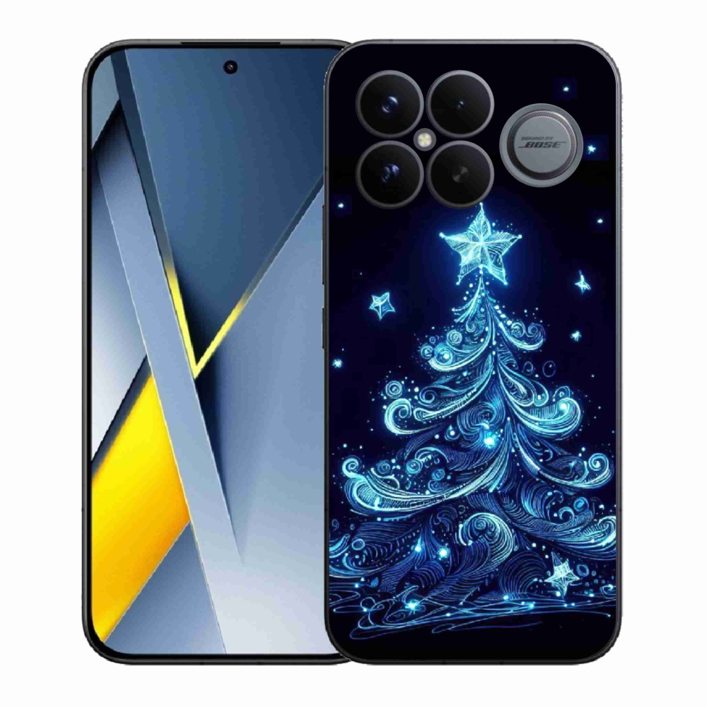 Gélový kryt mmCase na Xiaomi Poco F8 Ultra - neónový vianočný stromček 4