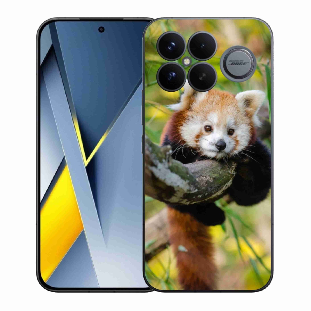 Gélový kryt mmCase na Xiaomi Poco F8 Ultra - panda červená