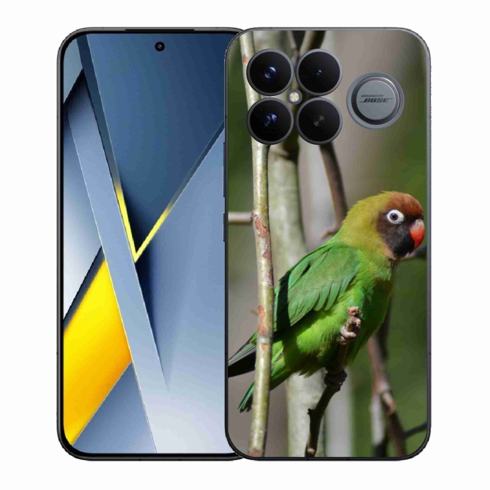 Gélový kryt mmCase na Xiaomi Poco F8 Ultra - papagáj agapornis