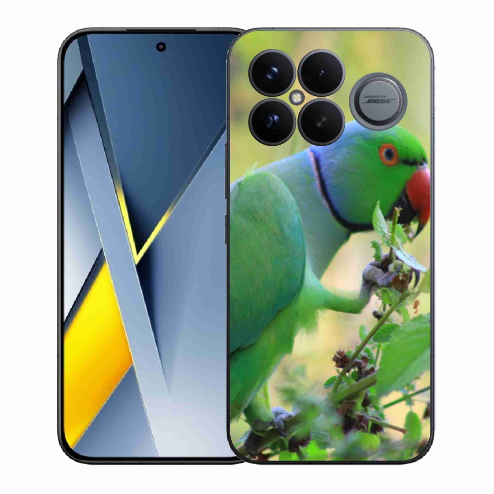 Gélový kryt mmCase na Xiaomi Poco F8 Ultra - papagáj Alexandr
