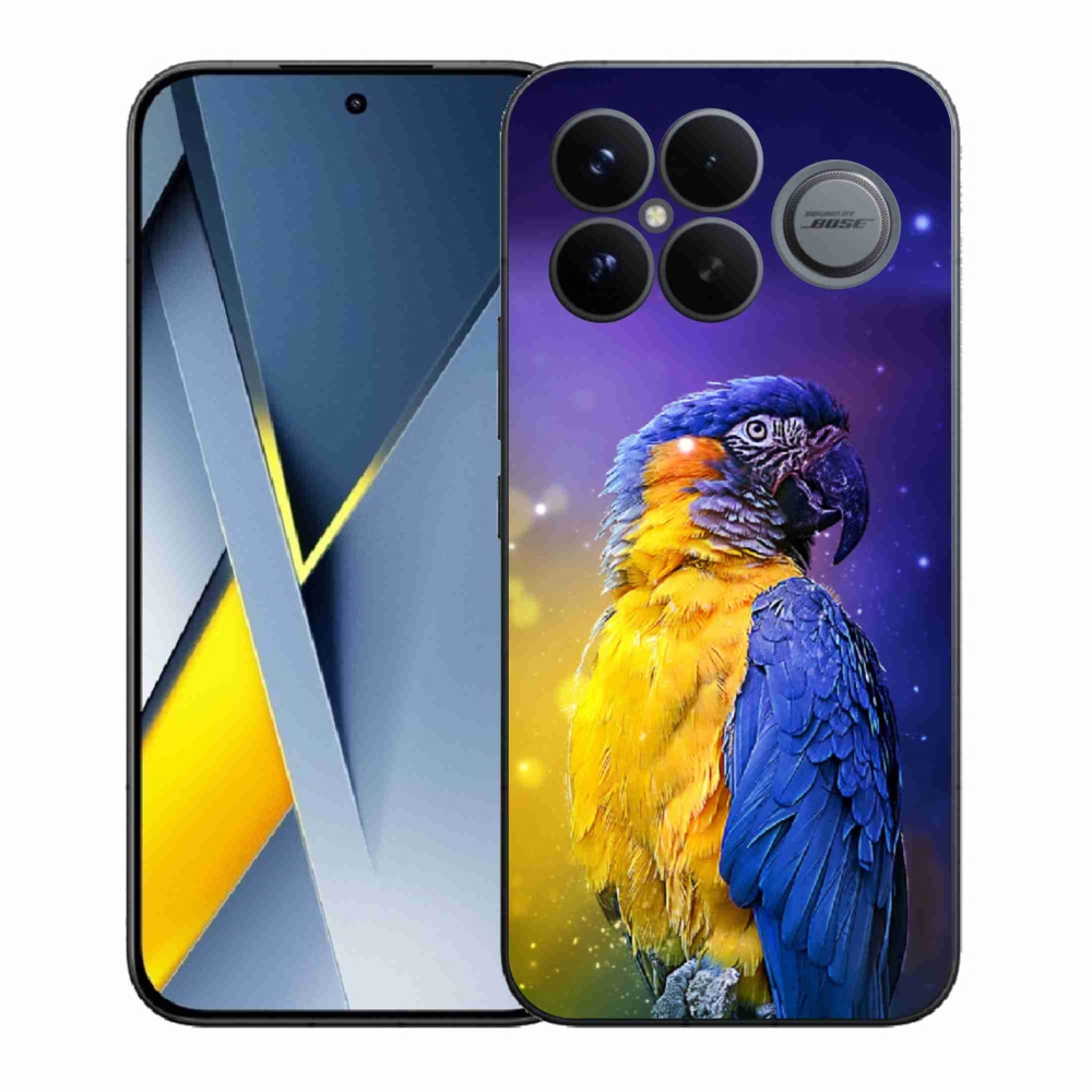 Gélový kryt mmCase na Xiaomi Poco F8 Ultra - papagáj ara 1