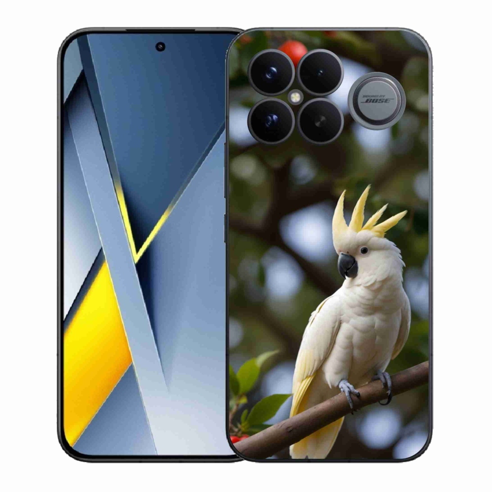 Gélový kryt mmCase na Xiaomi Poco F8 Ultra - papagáj kakadu 3