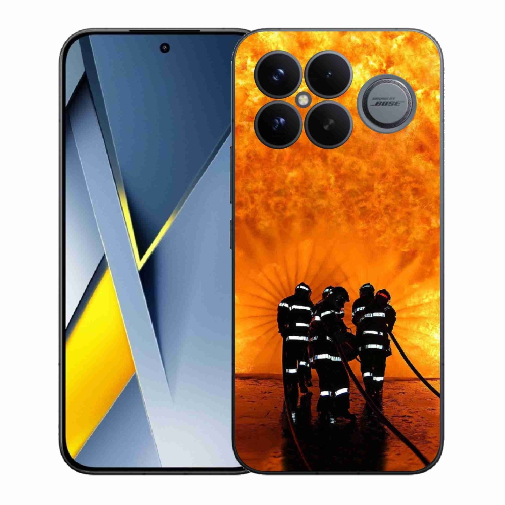 Gélový kryt mmCase na Xiaomi Poco F8 Ultra - požiar