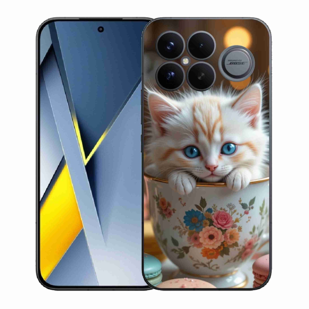 Gélový kryt mmCase na Xiaomi Poco F8 Ultra - roztomilé mačiatko 6