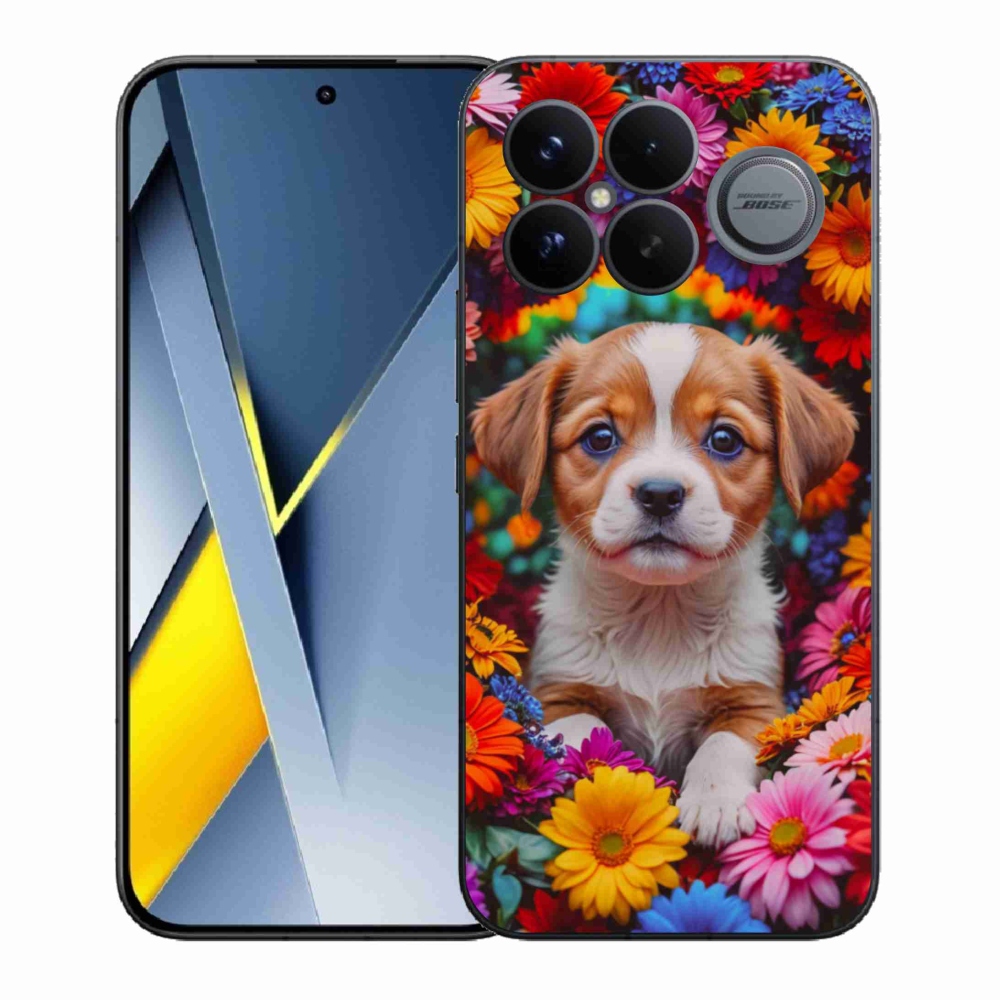 Gélový kryt mmCase na Xiaomi Poco F8 Ultra - roztomilé šteňa