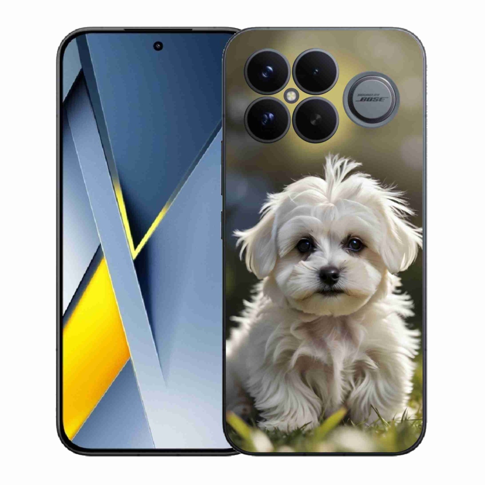 Gélový kryt mmCase na Xiaomi Poco F8 Ultra - roztomilý maltézsky psík