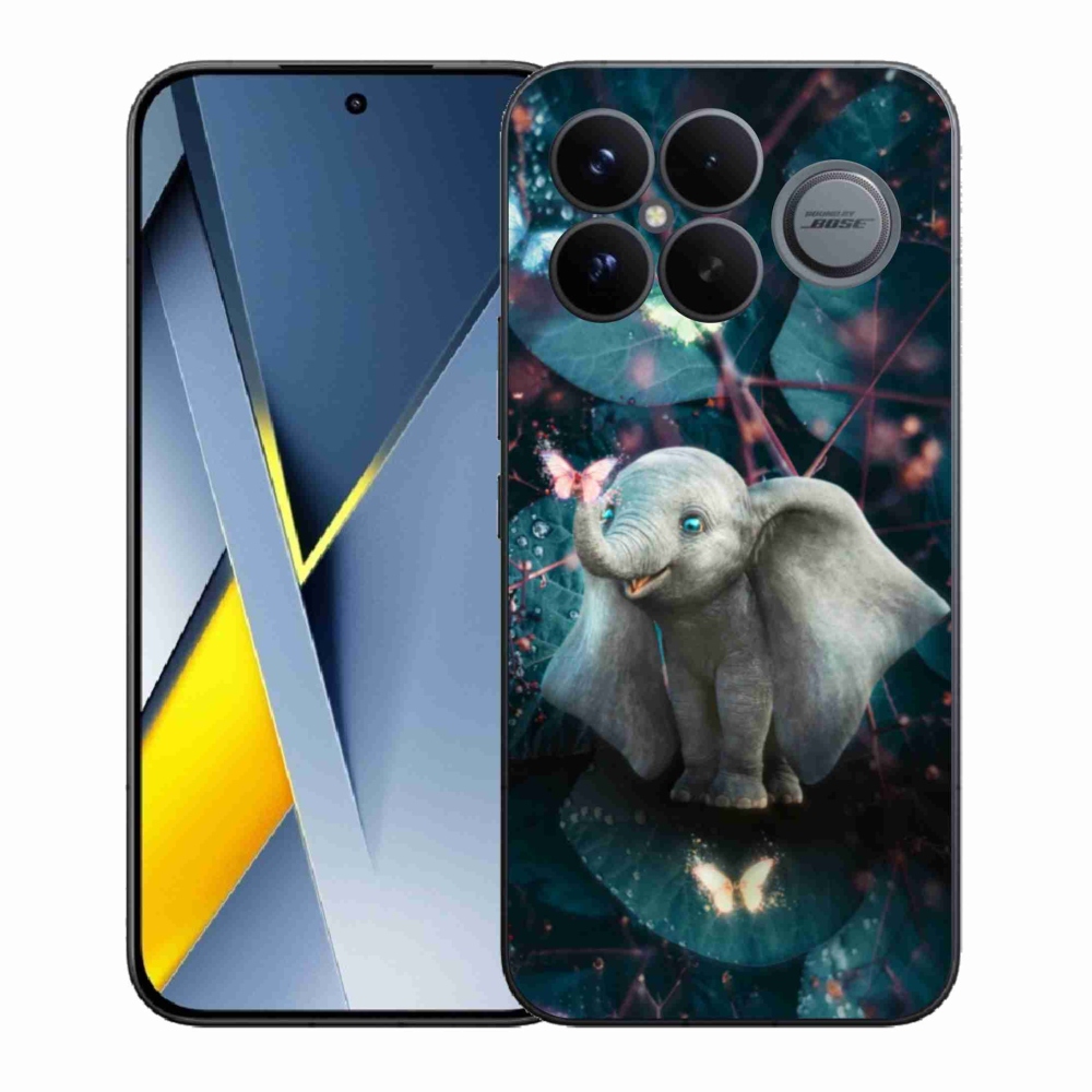 Gélový kryt mmCase na Xiaomi Poco F8 Ultra - roztomilý slon
