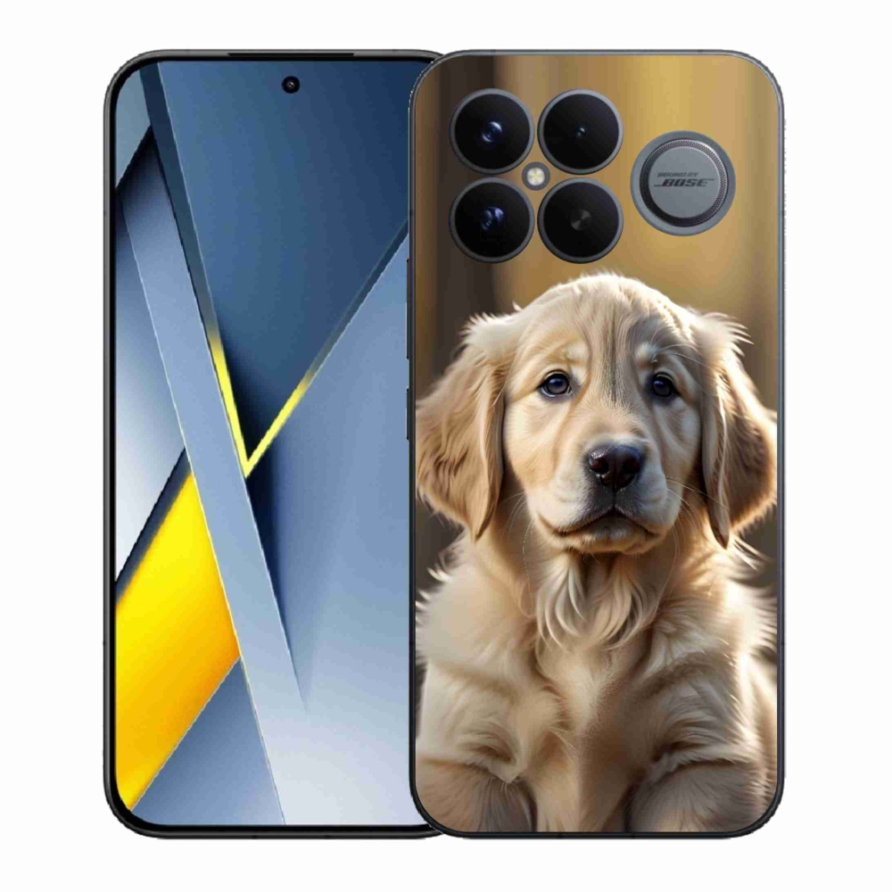 Gélový kryt mmCase na Xiaomi Poco F8 Ultra - roztomilý zlatý retriever