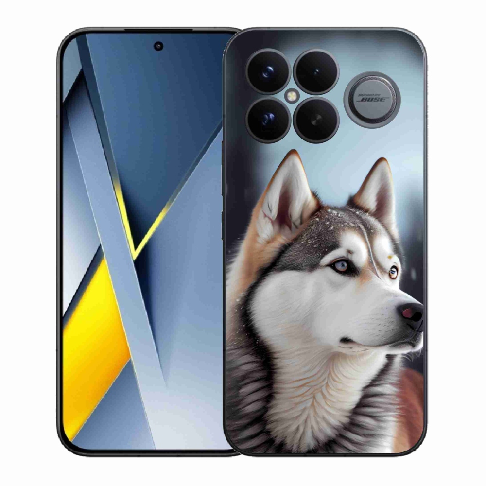Gélový kryt mmCase na Xiaomi Poco F8 Ultra - sibírsky husky