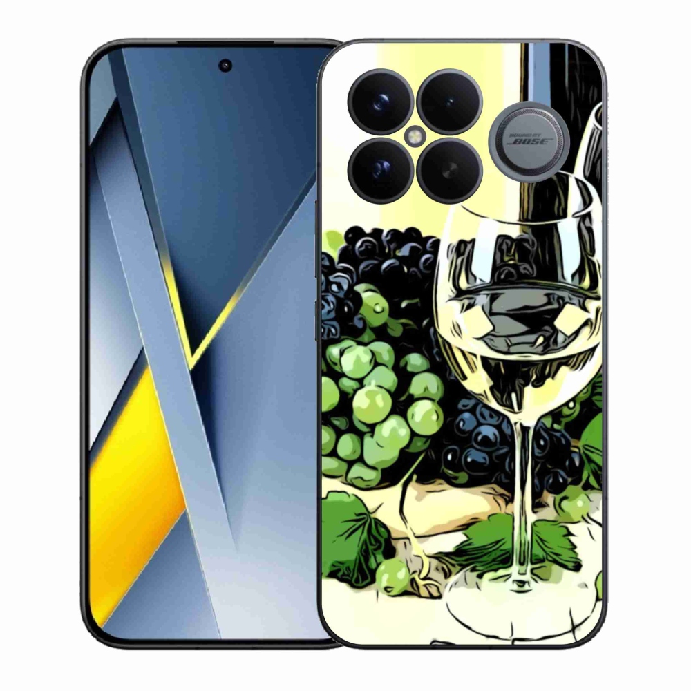 Gélový kryt mmCase na Xiaomi Poco F8 Ultra - pohár vína